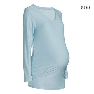 Maternity Long Sleeve V-Neck Top NWT